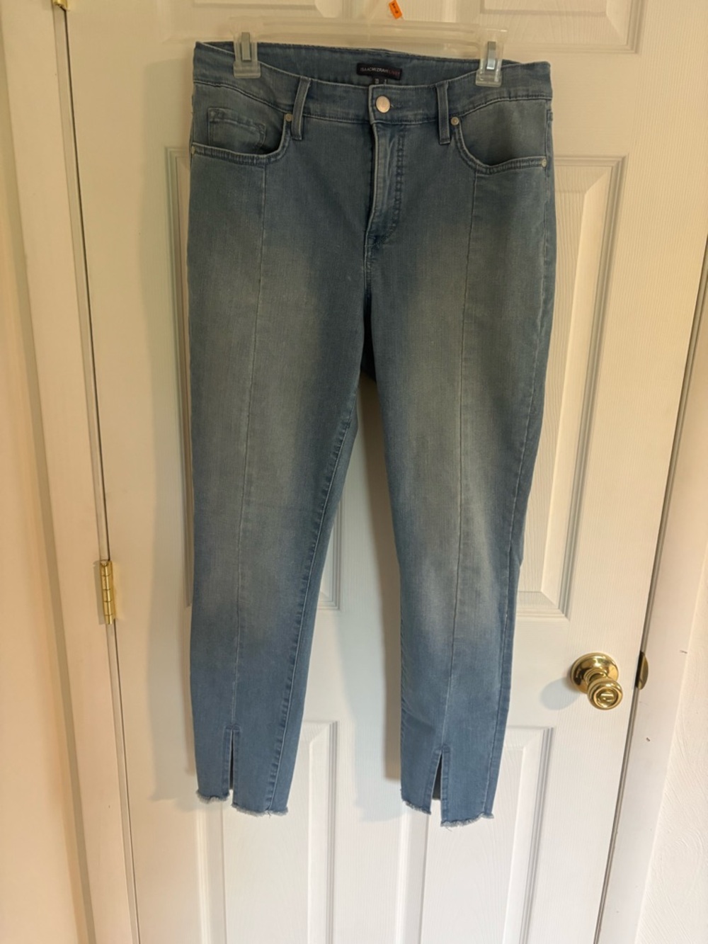 Isaac Mizrahi Light Blue Denim Cropped Jeans